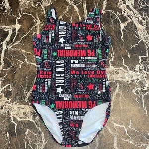 Destira womens gymnastics leotard size small